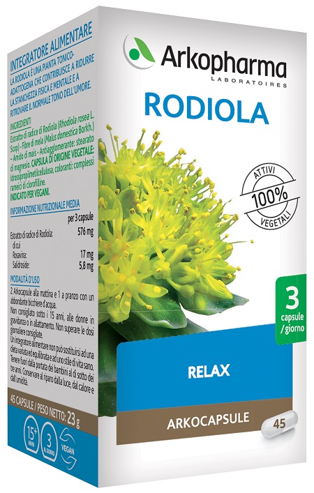 ARKO CAPSULE RODIOLA 45 CAPSULE - Gruppofarmastore.it