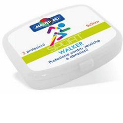 PROTEZIONE TALLONE VESCICHE E ABRASIONI MASTER-AID SPORT WALKER 5X5 5 PEZZI - Gruppofarmastore.it