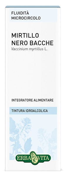 MIRTILLO NERO BACCHE TINTURA IDROALCOLICA 50 ML EBV - Gruppofarmastore.it