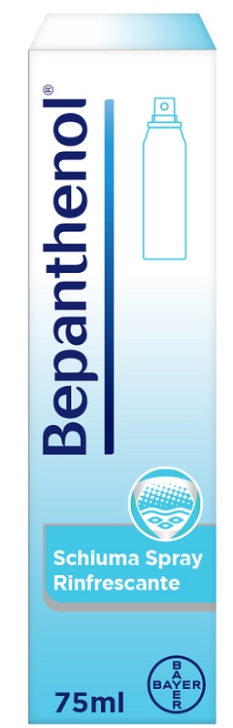 SCHIUMA SPRAY RINFRESCANTE BEPANTHENOL 75ML - Gruppofarmastore.it