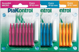 PLAKKONTROL SCOVOLINO CON MANICO MIDI 0,7 8 PEZZI - Gruppofarmastore.it