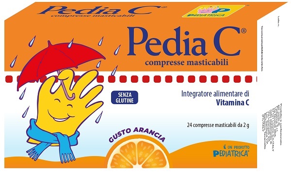 PEDIA C ARANCIA 24 COMPRESSE MASTICABILI - Gruppofarmastore.it