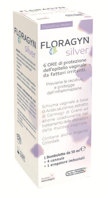 FLORAGYN SILVER SCHIUMA VAGINALE CON ARGENTO COLLOIDALE 50 ML - Gruppofarmastore.it