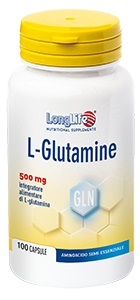 LONGLIFE L-GLUTAMINE 100 CAPSULE DI GELATINA DA 620 MG - Gruppofarmastore.it