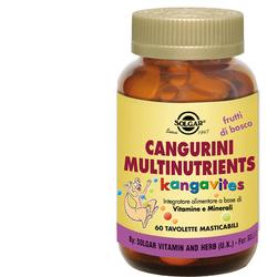 CANGURINI MULTINUTRIENTS FRUTTI BOSCO 60 COMPRESSE - Gruppofarmastore.it