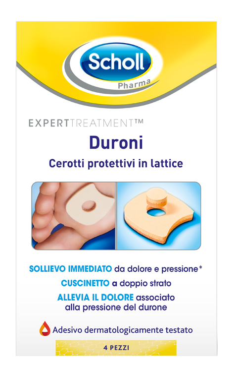 CEROTTO PROTETTIVO PER DURONI SCHOLL IN LATTICE 4 PEZZI - Gruppofarmastore.it