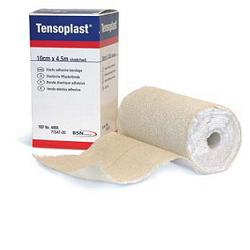 BENDA ELASTICA AUTOADESIVA TENSOPLAST CON OSSIDO DI ZINCO 4,5X500CM - Gruppofarmastore.it
