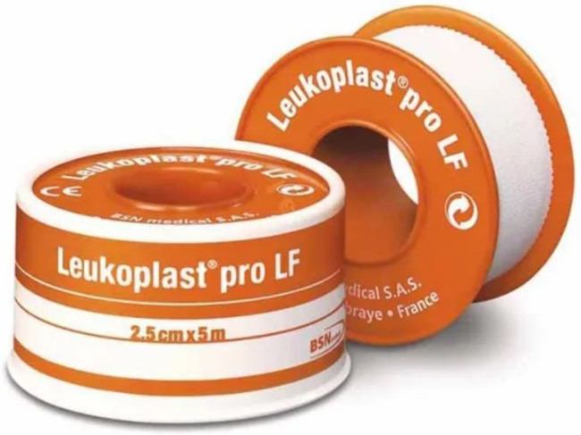 CEROTTO CHIRURGICO MEDICATO IN ROCCHETTO LEUKOPLAST PRO LF CON OSSIDO DI ZINCO 2,5X500 CM - Gruppofarmastore.it
