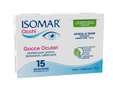 ISOMAR OCCHI GOCCE OCULARI ALL'ACIDO IALURONICO 0,20% 15 FLACONCINI - Gruppofarmastore.it