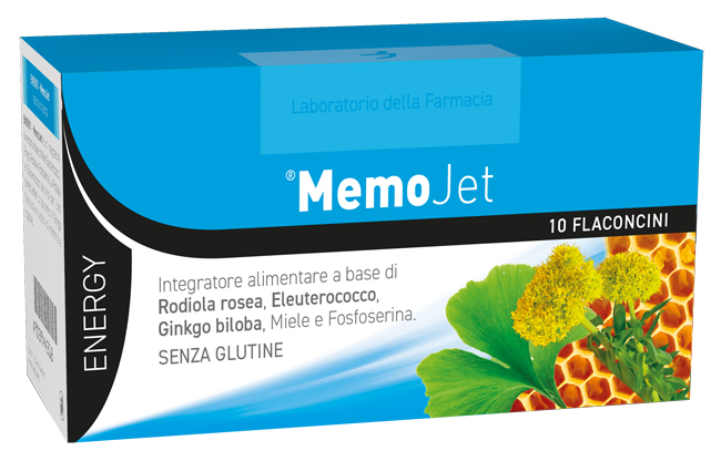 LABORATORIO DELLA FARMACIA MEMO JET 10 FLACONCINI 10 ML LINEA ENERGY - Gruppofarmastore.it