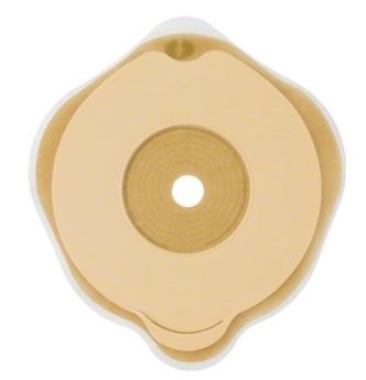 PLACCA PIANA FLEXIMA KEY 60 MM CON PROTETTORE CUTANEO IDROCOLLOIDALE E FLANGIA 5 PEZZI - Gruppofarmastore.it