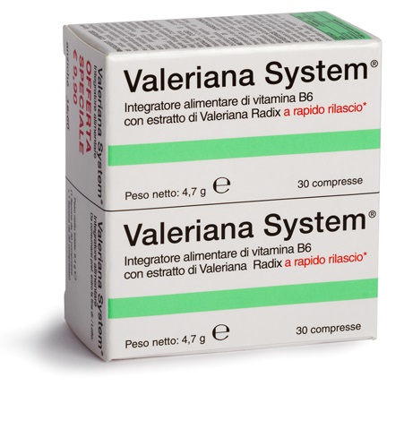 VALERIANA SYSTEM 30 COMPRESSE + 30 COMPRESSE - Gruppofarmastore.it