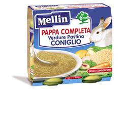 MELLIN PAPPA COMPLETA CONIGLIO 250 G 2 PEZZI - Gruppofarmastore.it