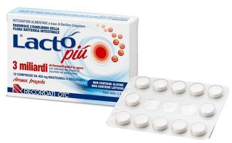 LACTO PIU 3 MILIARDI 12 COMPRESSE - Gruppofarmastore.it