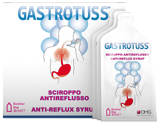 SCIROPPO ANTIREFLUSSO GASTROTUSS 25 BUSTINE MONODOSE 20 ML - Gruppofarmastore.it
