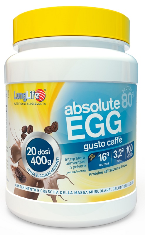 LONGLIFE ABSOLUTE EGG CAFFE 400 G - Gruppofarmastore.it