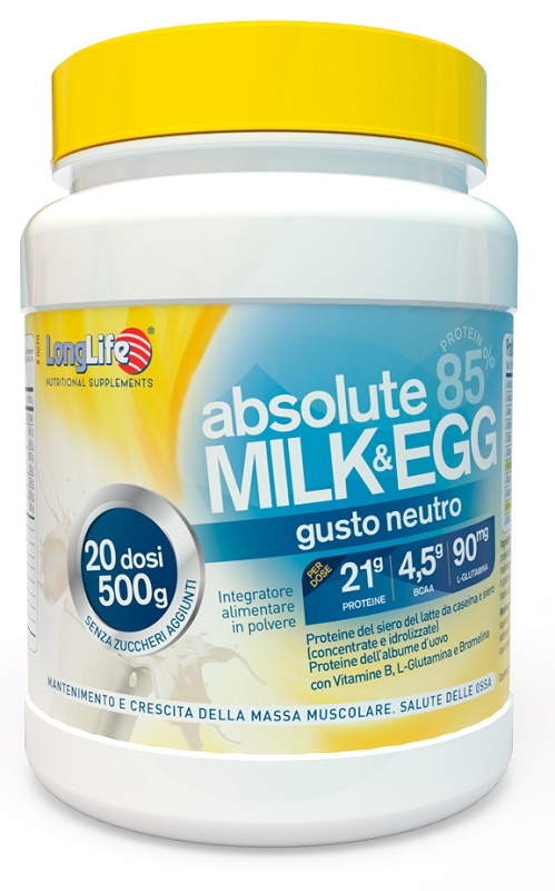 LONGLIFE ABSOLUTE MILK&EGG 500 G - Gruppofarmastore.it