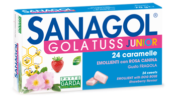 SANAGOL GOLA TUSS JUNIOR FRAGOLA 24 CARAMELLE - Gruppofarmastore.it