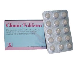 CLINNIX FOLIFERRO 30 COMPRESSE - Gruppofarmastore.it