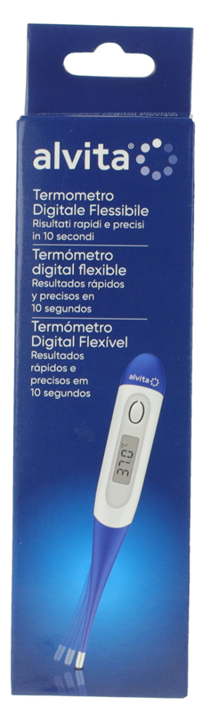 TERMOMETRO DIGITALE FLESSIBILE ALVITA - Gruppofarmastore.it