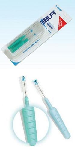 EBUR SCOVOLINO FINE CON MANICO IN ASTUCCIO TASCABILE 5 PEZZI - Gruppofarmastore.it