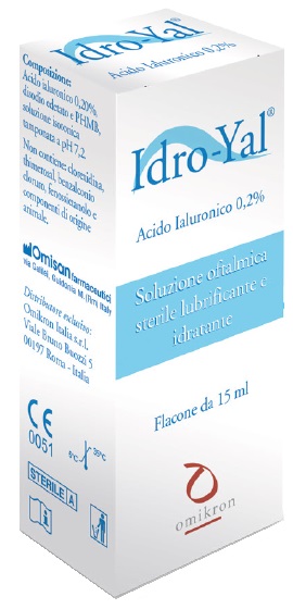 IDRO-YAL SOLUZIONE OFTALMICA LUBRIFICANTE IDRATANTE ACITO IALURONICO 0,2% 15 ML - Gruppofarmastore.it