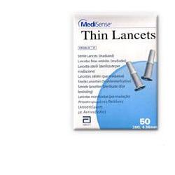 LANCETTE PUNGIDITO MEDISENSE THIN 28 GAUGE 50 PEZZI - Gruppofarmastore.it