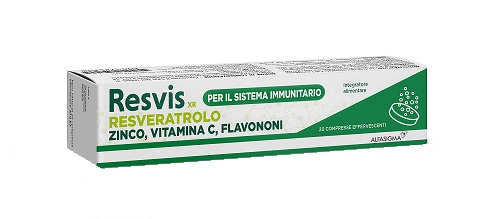 RESVIS XR ALFASIGMA 20 COMPRESSE EFFERVESCENTI DA 4 G - Gruppofarmastore.it
