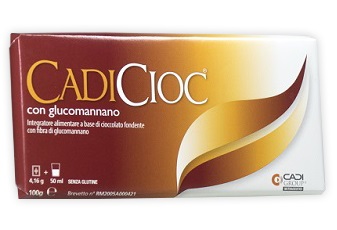CADICIOC TAVOLETTA FONDENTE CON GLUCOMANNANO 100 G - Gruppofarmastore.it