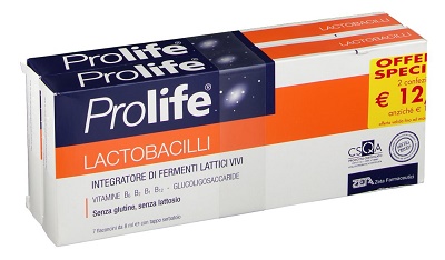 PROLIFE LACTOBACILLI DUE CONFEZIONI DA 7 FLACONCINI DA 8 ML - Gruppofarmastore.it