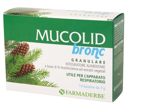 MUCOLID BRONC GRANULI 14 BUSTINE DA 7 G - Gruppofarmastore.it