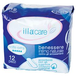 ILLA CARE ASSORBENTE NOTTE EXTRA 12 PEZZI - Gruppofarmastore.it