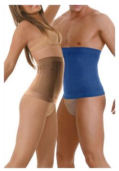 SILVER WAVE ABDOMINAL BAND NOIS M - Gruppofarmastore.it