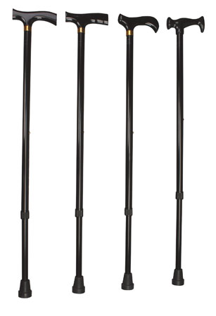 BASTONE BRIO PIEGHEVOLE IN ALLUMINIO ANODIZZATO CON PUNTALI ANTISCIVOLO REGOLABILE IN ALTEZZA BRONZO IMPUGNATURA IN LEGNO - Gruppofarmastore.it