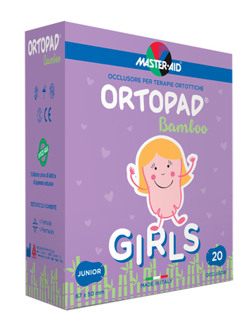 CEROTTO OCULARE PER ORTOTTICA ORTOPAD GIRLS M 5,4X7,6 20 PEZZI - Gruppofarmastore.it
