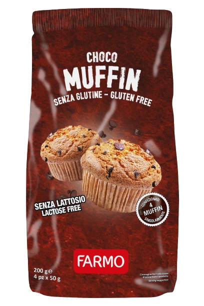 FARMO CHOCOMUFFIN CON GOCCE DI CIOCCOLATO 4 X 50 G - Gruppofarmastore.it