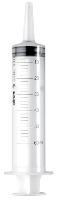 SIRINGA STERILE MONOUSO 60ML CONO CATETERE CENTRALE INJ-LIGHT SENZA AGO 1 PEZZO - Gruppofarmastore.it