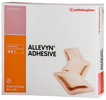 MEDICAZIONE IDROCELLULARE STERILE ALTAMENTE ASSORBENTE ADESIVA IN SCHIUMA DI POLIURETANO 12,5X12,5CM 10 PEZZI - Gruppofarmastore.it