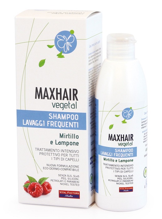 MAX HAIR VEGETAL SHAMPOO PER LAVAGGI FREQUENTI 200 ML - Gruppofarmastore.it