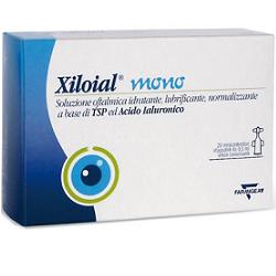 SOLUZIONE OFTALMICA IDRATANTE LUBRIFICANTE XILOIAL 20 MONODOSE DA 0,5ML - Gruppofarmastore.it