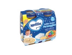 MELLIN BABY CENA COMPLETA FORMAGGINO PASTICA 2 PEZZI DA 200 G - Gruppofarmastore.it