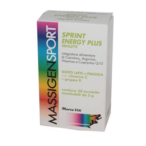 MASSIGEN S SPRINT PLUS 20 TAVOLETTE - Gruppofarmastore.it