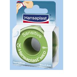 CEROTTO ROCCHETTO HANSAPLAST SENSITIVE 5MX2,50CM 1 PEZZO - Gruppofarmastore.it