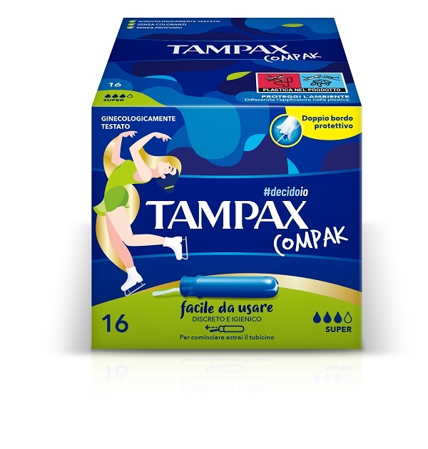 TAMPAX COMPAK SUPER 16 PEZZI - Gruppofarmastore.it