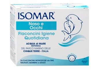 ISOMAR SOLUZIONE ISOTONICA ACQUA MARE IGIENE QUOTIDIANA 24 FLACONCINI MONODOSE 5 ML - Gruppofarmastore.it