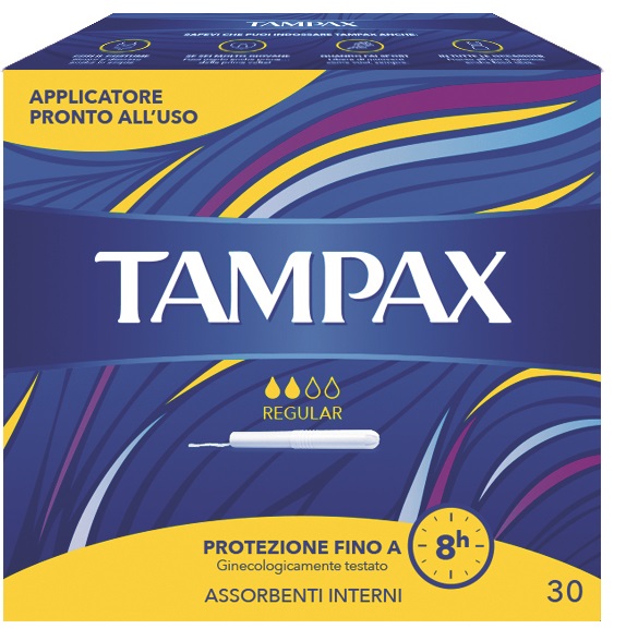 TAMPAX BLUE BOX REGULAR 30 PEZZI - Gruppofarmastore.it