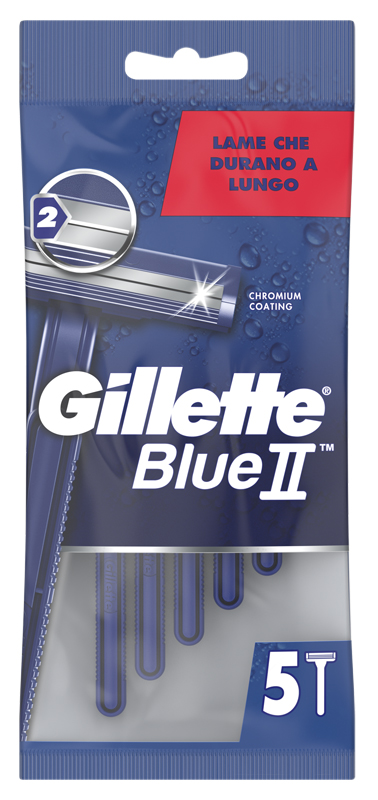RASOIO GILLETTE BLUE II STANDARD 6 X 20 X 5 - Gruppofarmastore.it