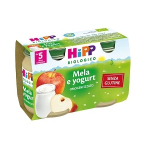 HIPP BIO HIPP BIO OMOGENEIZZATO MELA YOGURT 2X125 G - Gruppofarmastore.it