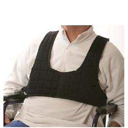 CINTURA PETTORALE PER CARROZZELLA MODELLO COMPLETO DI BRETELLAGGIO VERTICALE IN COTONE 100%. CINTURA DI SOSTEGNO E ANTISCIVOLAMENTO PER PAZIENTI COSTRETTI ALLA CARROZZELLA - Gruppofarmastore.it