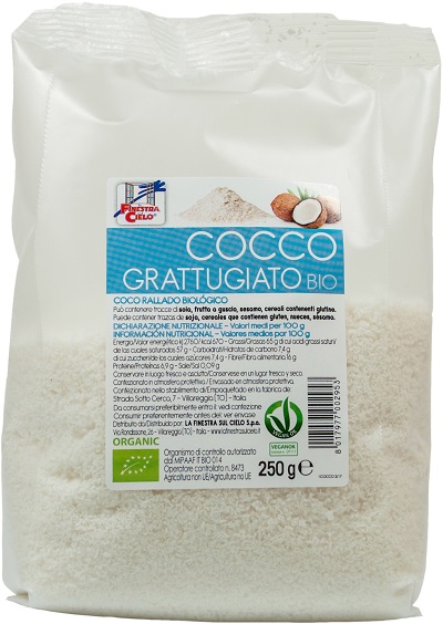 COCCO GRATTUGIATO BIO 250 G - Gruppofarmastore.it